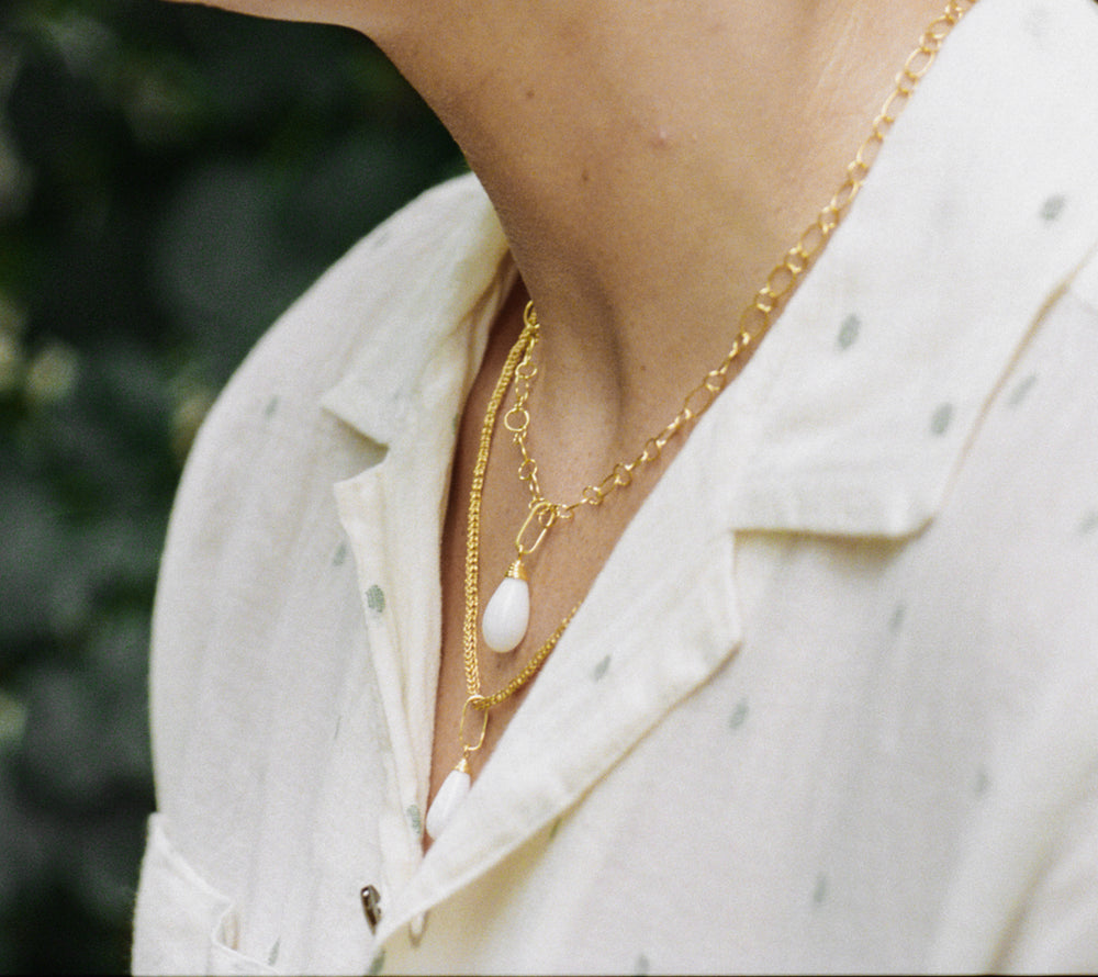 Natural Clam Pendant I