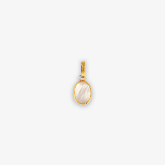 Mother of Pearl and Rock Crystal Pendant