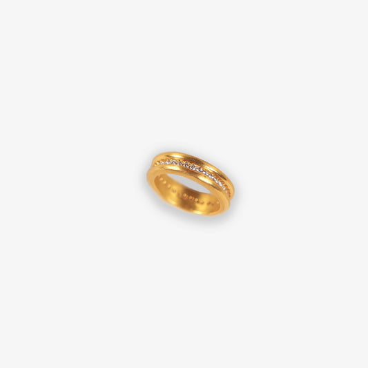 Doric Column Band with Diamonds