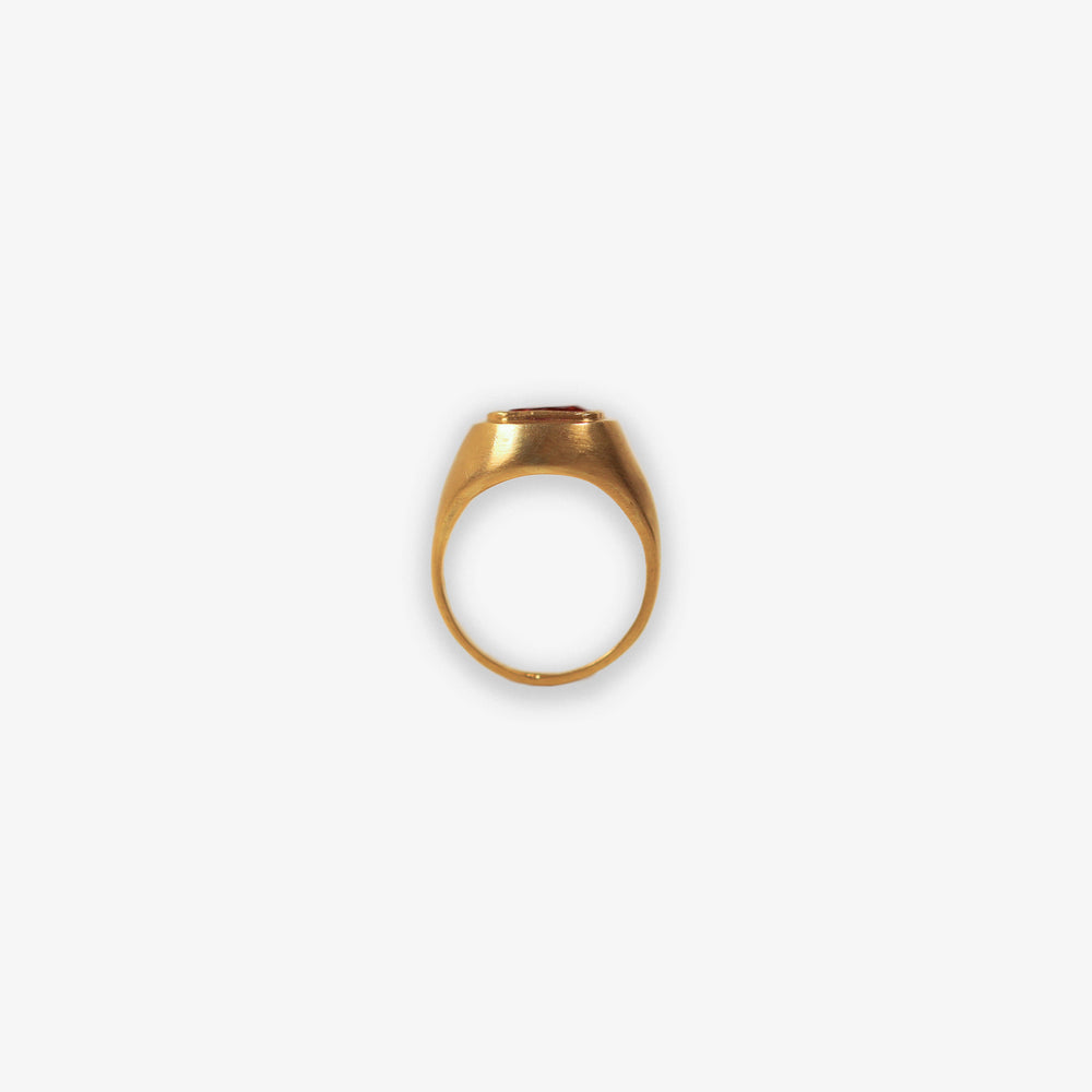 Ptolemaic Ring in Vivid Pink Tourmaline