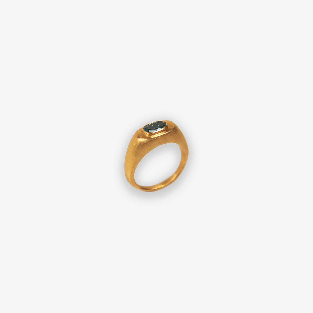 Ptolemaic Ring in Paraiba Tourmaline