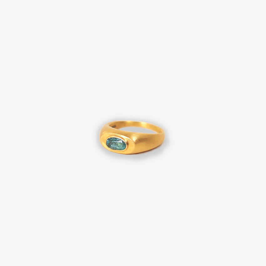 Ptolemaic Ring in Paraiba Tourmaline