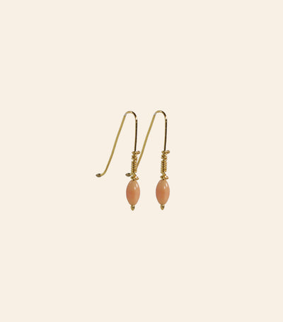 Baby Lure Earrings in Angel Skin Coral