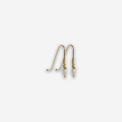 Baby Lure Earrings in Pearl