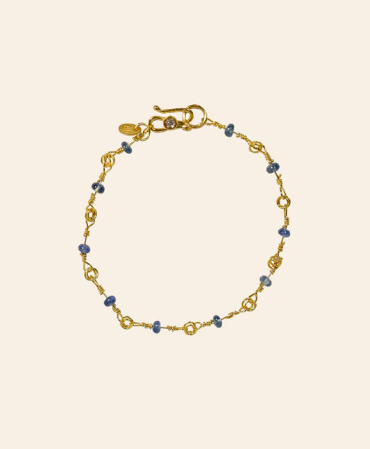 Wrap Link Chain in Sapphire