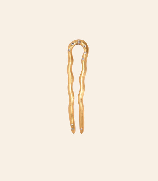Victorian Hairpin with Antique Diamonds