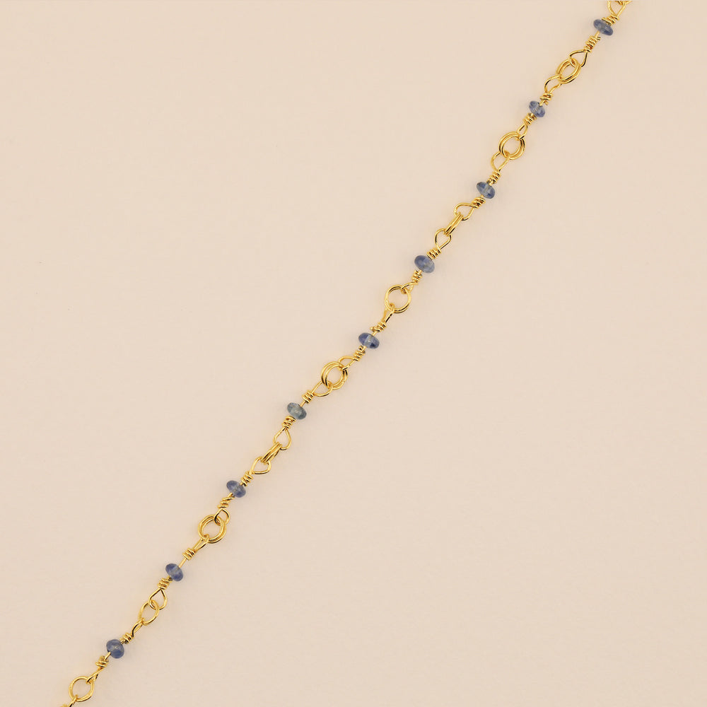 Wrap Link Chain in Sapphire