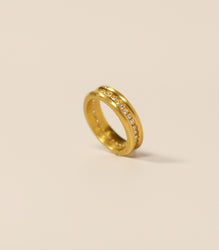 Doric Column Band with Diamonds