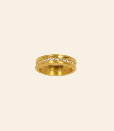 Doric Column Band with Diamonds