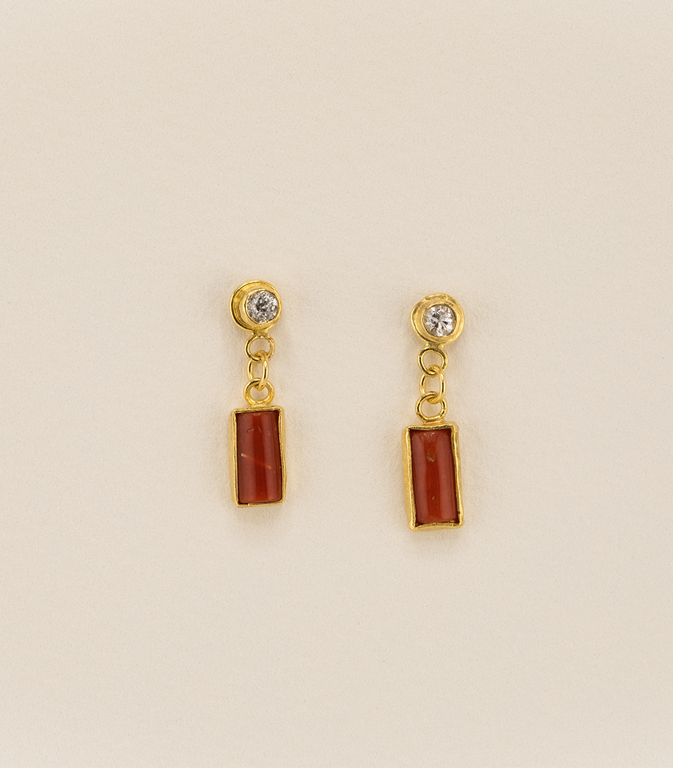 diamond-and-coral-earrings