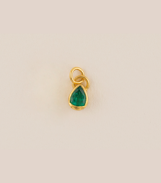 Natural Emerald Pear Pendant