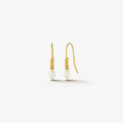 Baby Lure Earrings in Pearl