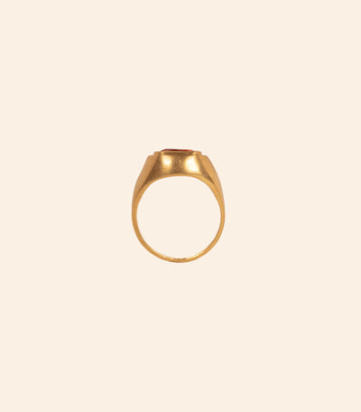 Ptolemaic Ring in Vivid Pink Tourmaline