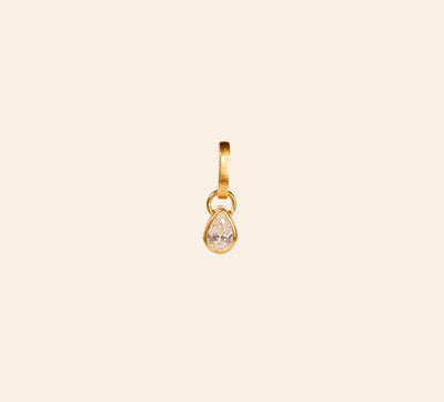 Diamond Pear Pendant