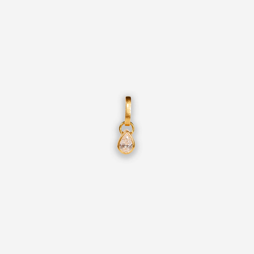Diamond Pear Pendant