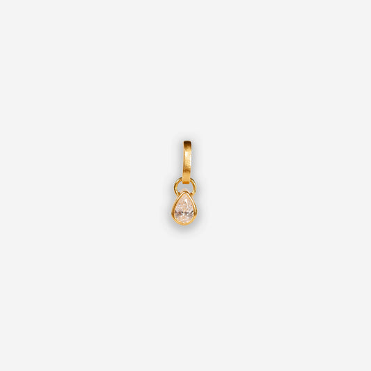 Diamond Pear Pendant
