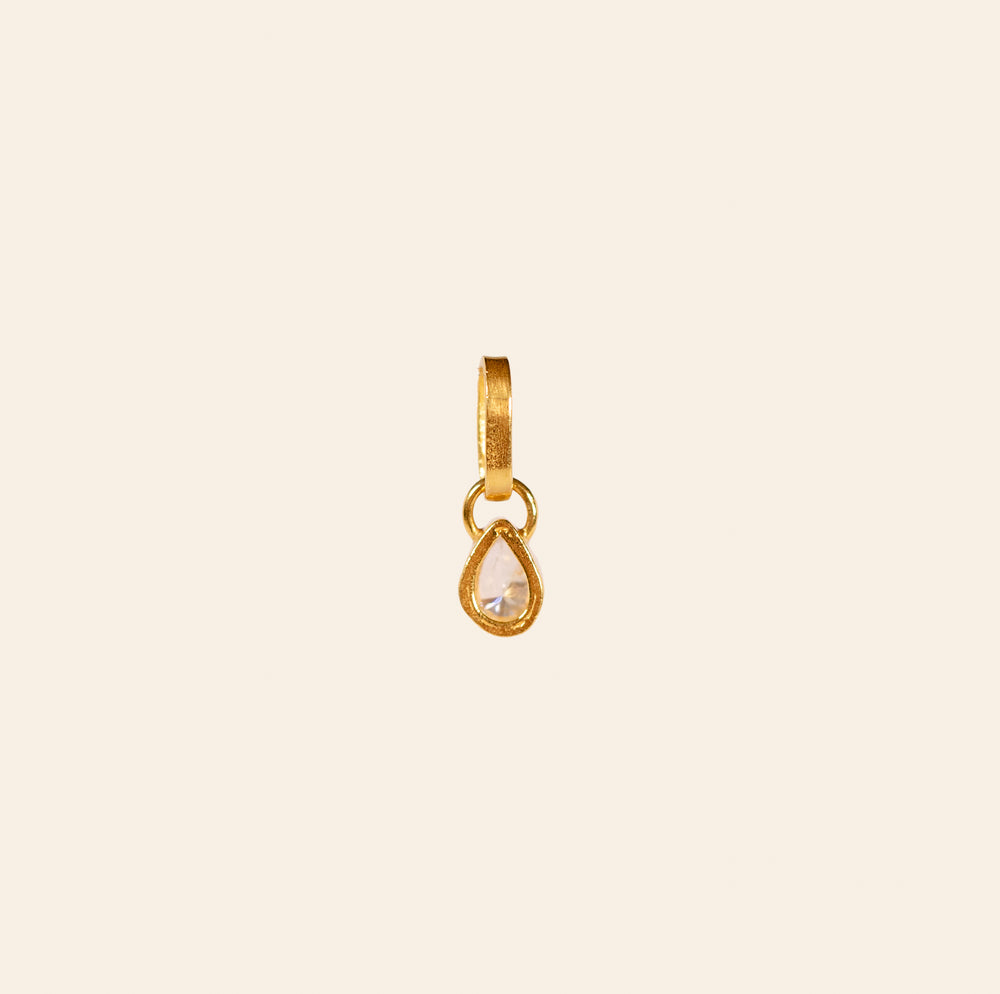Diamond Pear Pendant
