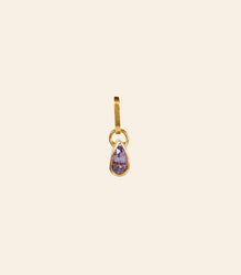 Lilac Spinel Pear Pendant