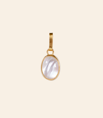 Mother of Pearl and Rock Crystal Pendant