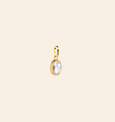 Mother of Pearl and Rock Crystal Pendant