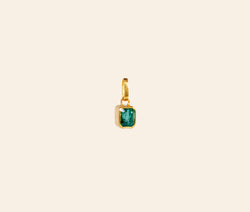 Emerald Block Pendant