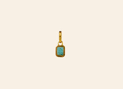 Emerald Block Pendant