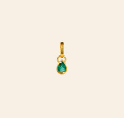 Emerald Pear Pendant