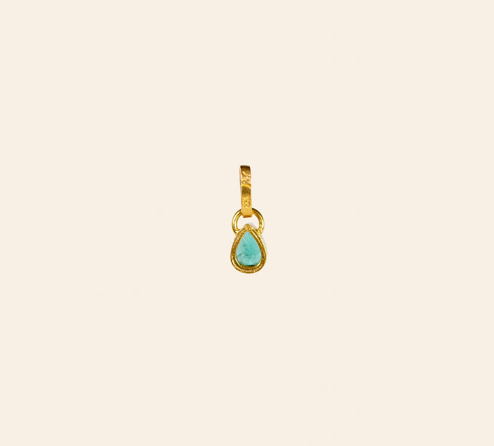 Emerald Pear Pendant