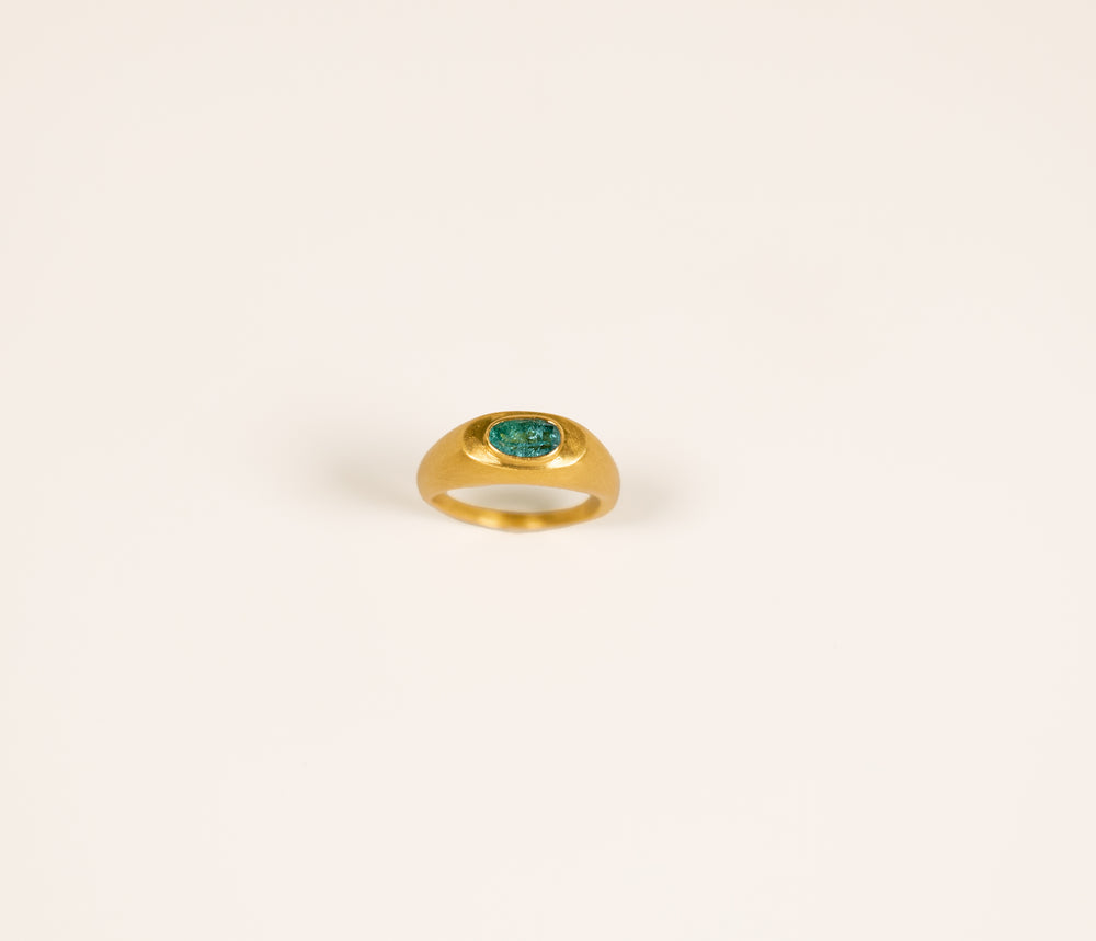 Ptolemaic Ring in Paraiba Tourmaline