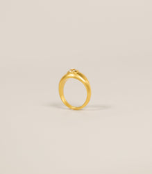 Transitional Peruzzi Cut Diamond Ptolemaic Ring