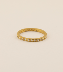 Milgrain Pavé Ring