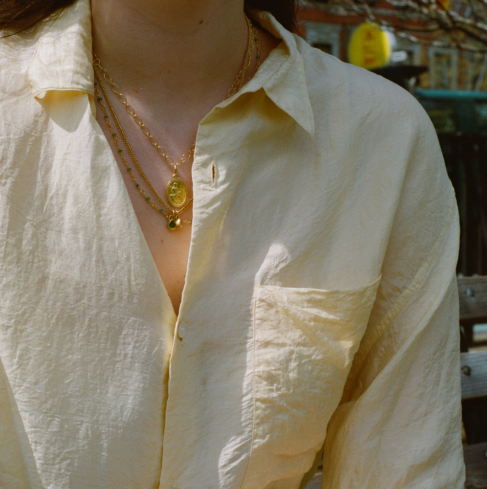 Diamond Pear Pendant